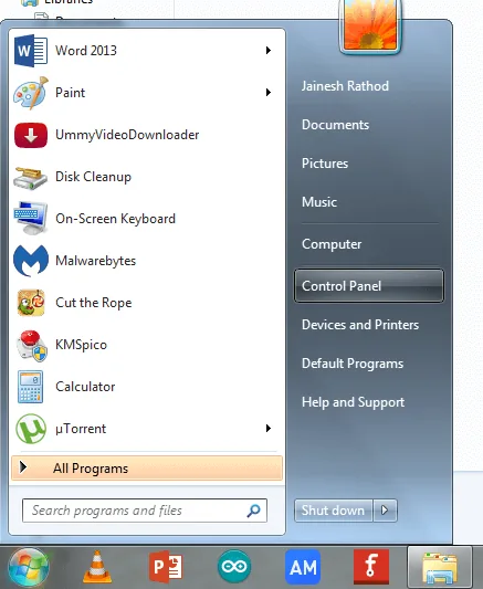 Uninstall-Kmspico-open-control-panel.