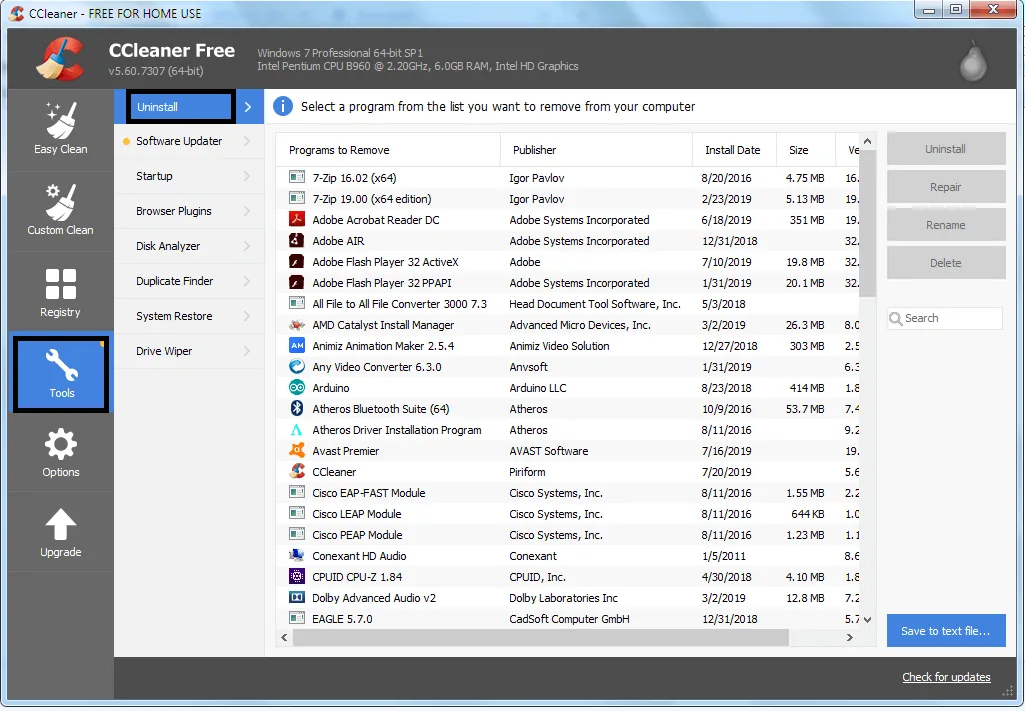 go-to-uninstall-in-ccleaner.